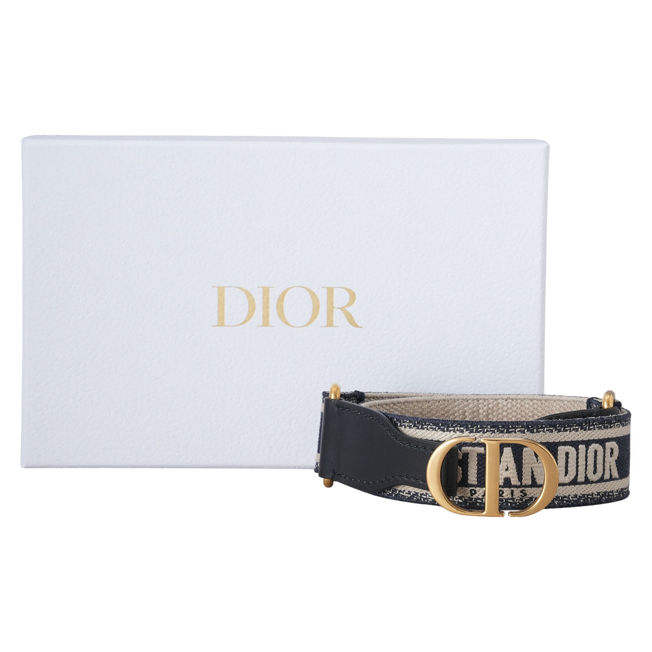 CHRISTIAN DIOR(USED)디올 오블리크 CD 여성 벨트 #75